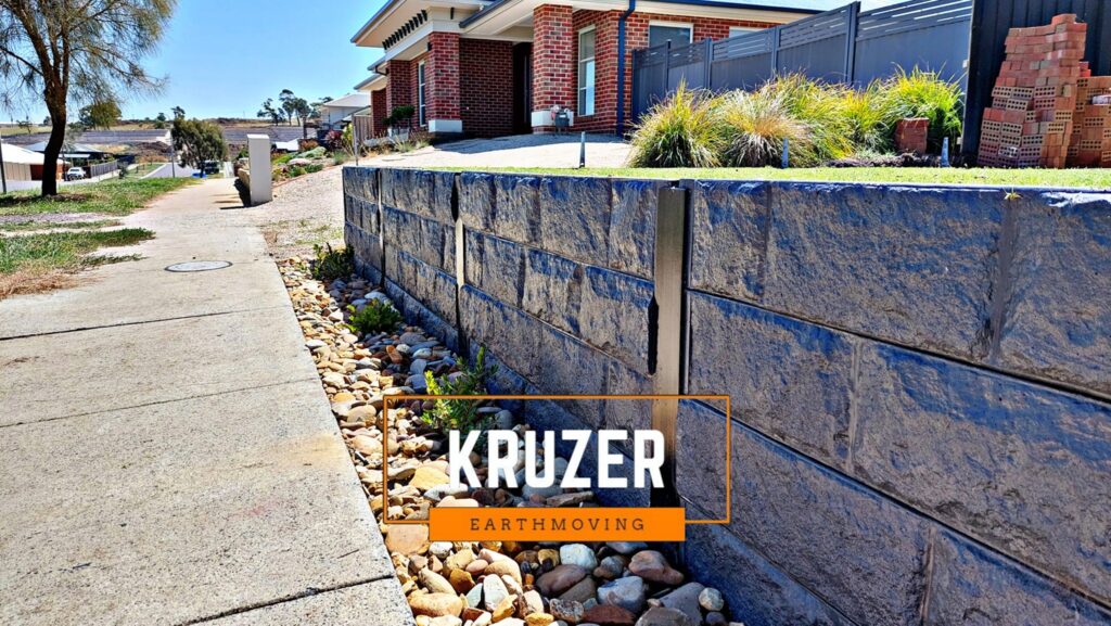 Concrete Retaining Walls Builder - Kruzer Earthmoving
